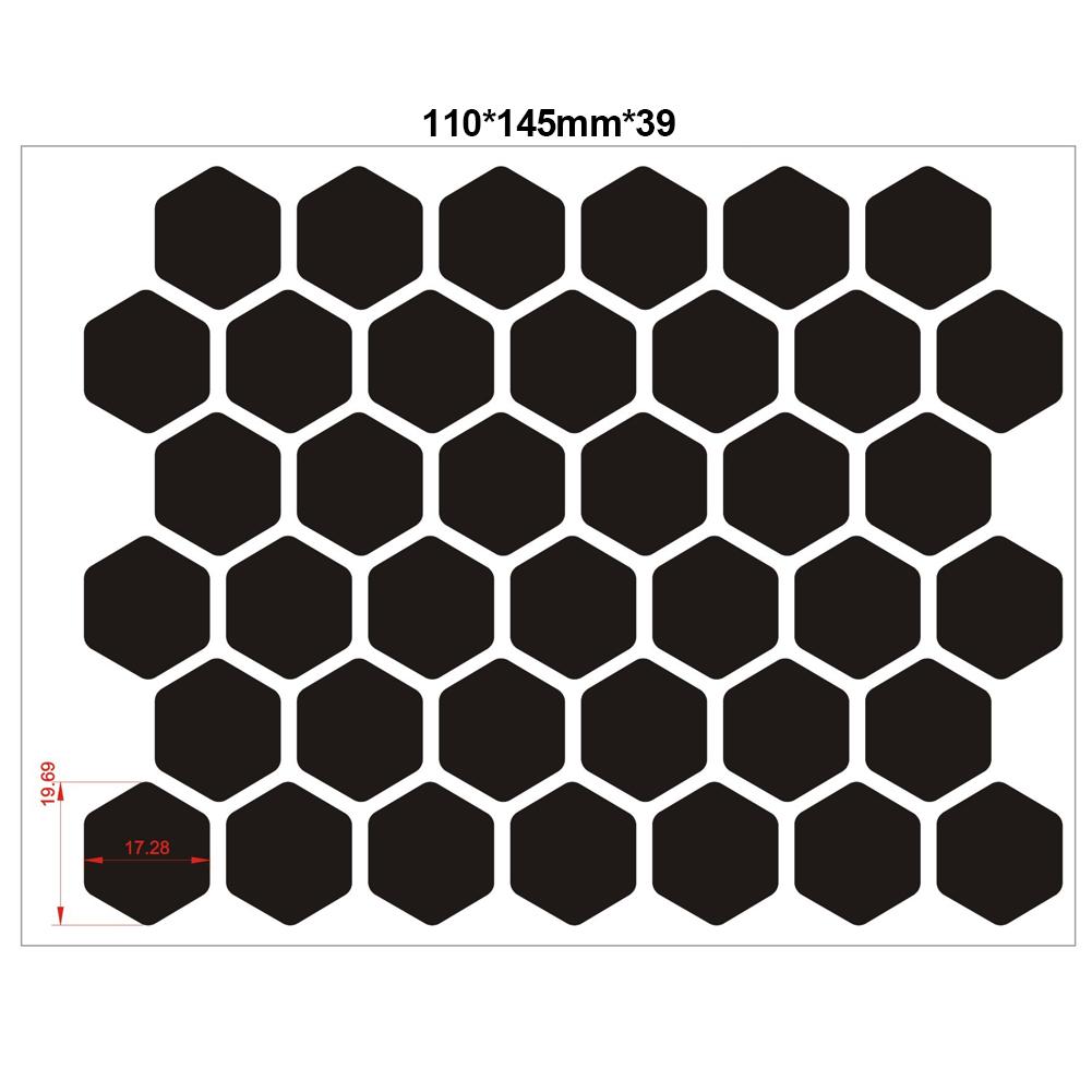 

Мотоциклетные шлемы Невидимые черные светоотражающие наклейки Простая и эффективная светоотражающая лента для шлемов велосипедов 110*145mm