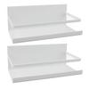 2 Stück Küchen Kühlschrank Magnetregal Eisen Platzsparend Mehrzweck Magnetischer Gewürzregal Organizer für