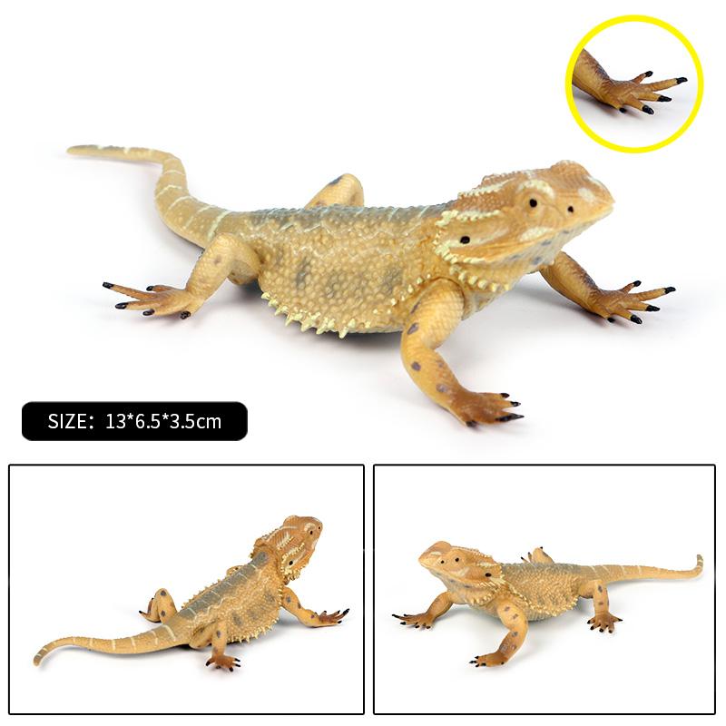 Oenux Simulation Reptile Lizard Chameleon Geckos Insect Animals Model Action Figure Collection Toys Kids Gift Home Decorations