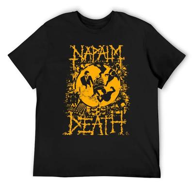 Napalm Death T-Shirt Anime t-shirt rapper Grafik-T-Shirts Lustige t-shirts Baumwoll-T-Shirt Herren