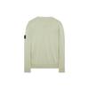 Stone Island Logo Patch Crewneck Light Green Men Tops 7615540B2-V0052