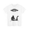 Aliens UFO Abduction Bigfoot Riding On Lochness Monster Women Men T Shirt