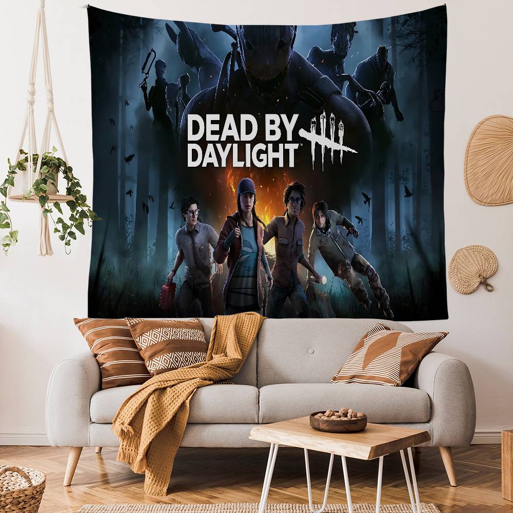 Dead By DDaylight Cartoon Tapestry Art Science Fiction Room Home Decor Art Home Decor