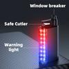 Car Safety Hammer Car Multi-functional Emergency Tool Auto Emergency Glass Window Breaker Cut the Seat Belt Lighting Functions