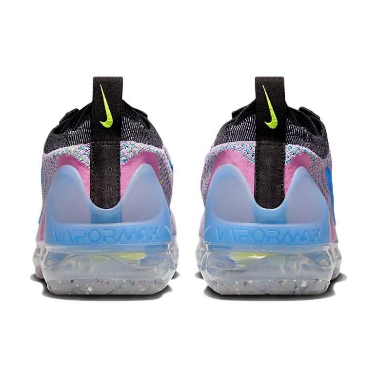 Nike Air VaporMax 2021 Flyknit Next Nature Pink Blast Photo Blue Women Sneakers Volt Black DX3369-600