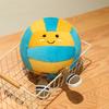 Kawaii Simulation Volleyball Plush Toy Cute Cartoon Smiley Ball Props Pillow Accompany Soft Gifts for Room Decor