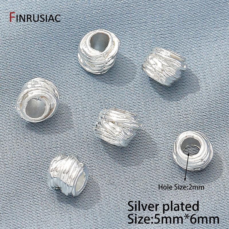 

18K Gold Plated Brass Irregular Spacer Beads,5mm*6mm Stripe Separator Beads For Bracelet Making Supplies,DIY Jewelry Accessories 20 pieces
