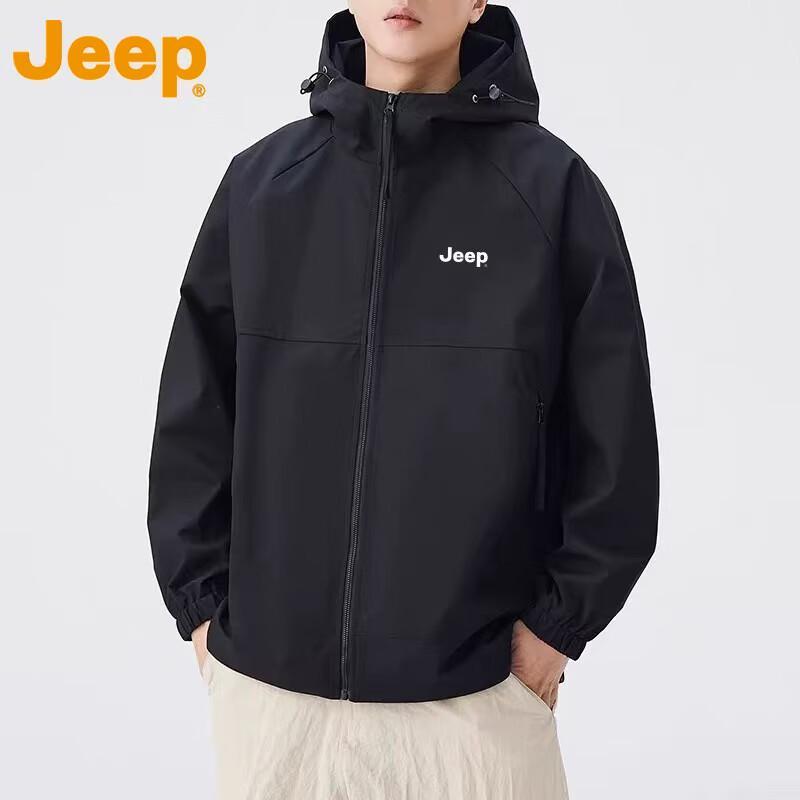 JEEP Men's 2025 Autumn/Winter Outdoor Windproof Jacket
