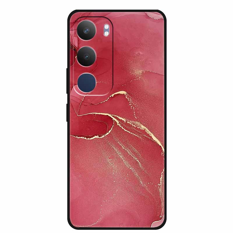 Luxury Phone Case For Vivo Y19s Pro 4G Soft TPU Silicone Back Case For Vivo Y29 5G Y 29 19s Marble Patterns Cover Bumper Funda