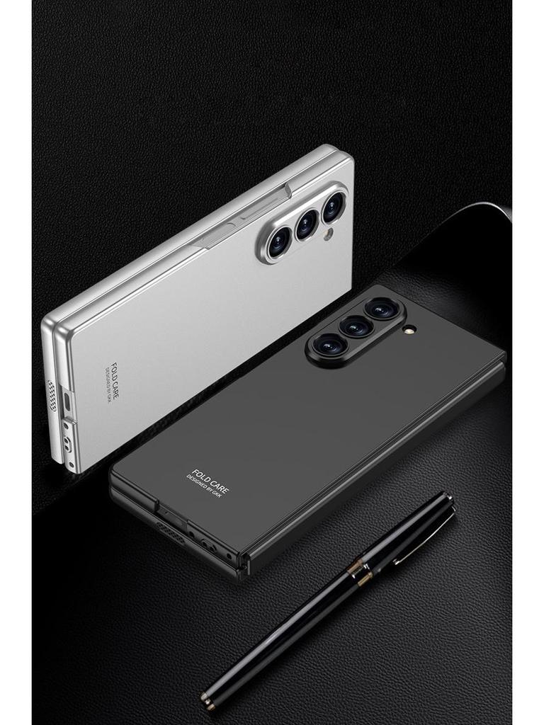 Durable Ultra-Thin Galaxy ZFold6 Case: Foldable Anti-Fall Hard Shell & Screen Protector