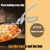 Aluminum Alloy Pan Tongs Heavy Duty Baking Tongs Universal Pizza Pan Gripper  Cooking