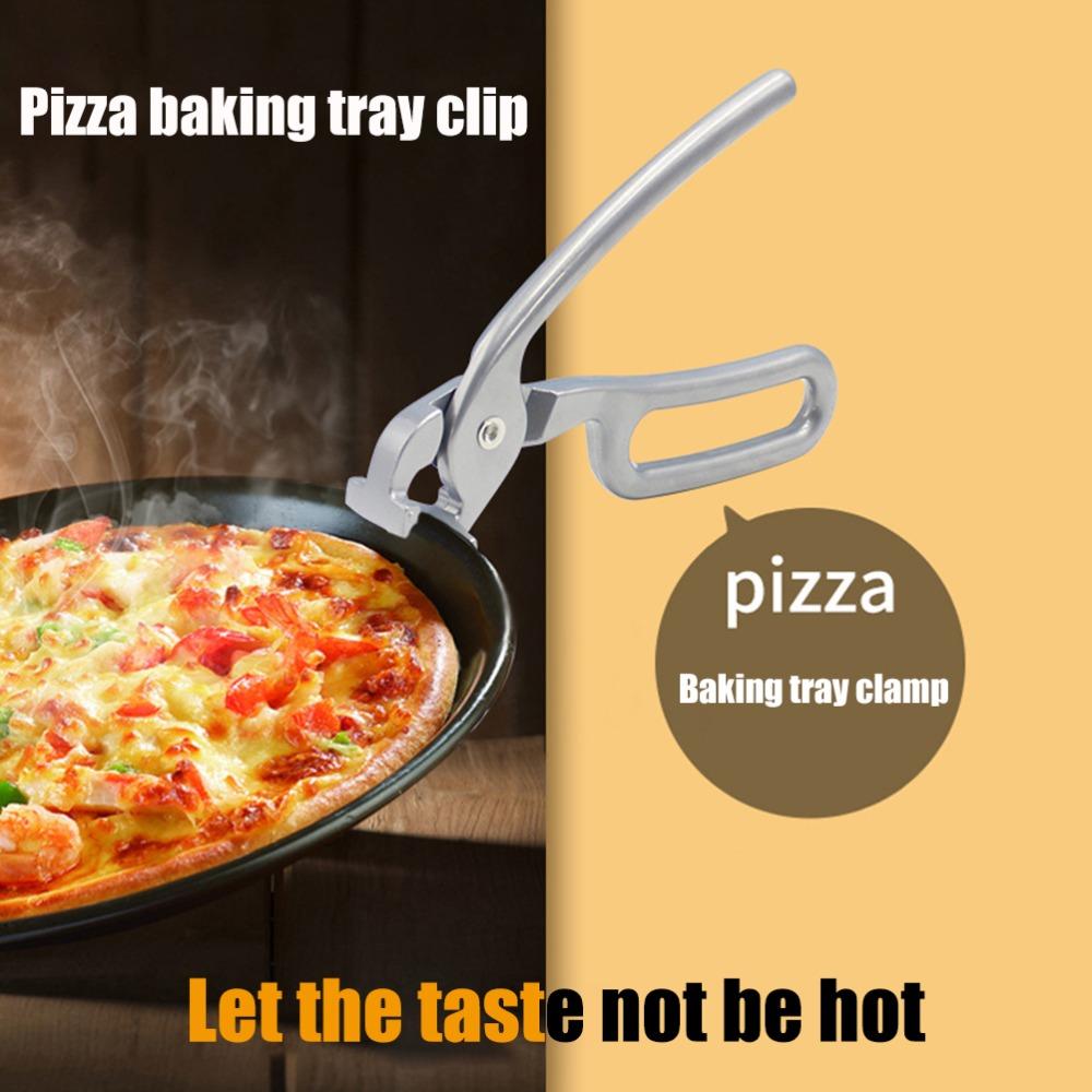 Aluminum Alloy Pan Tongs Heavy Duty Baking Tongs Universal Pizza Pan Gripper  Cooking