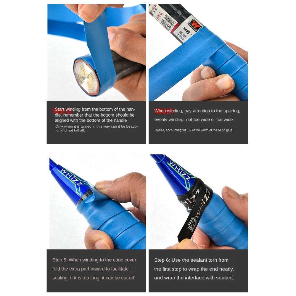 Sticky Badminton Racket Grips Sweatband Elasticity Tennis Anti-Slip Sweatband  Beach Tennis