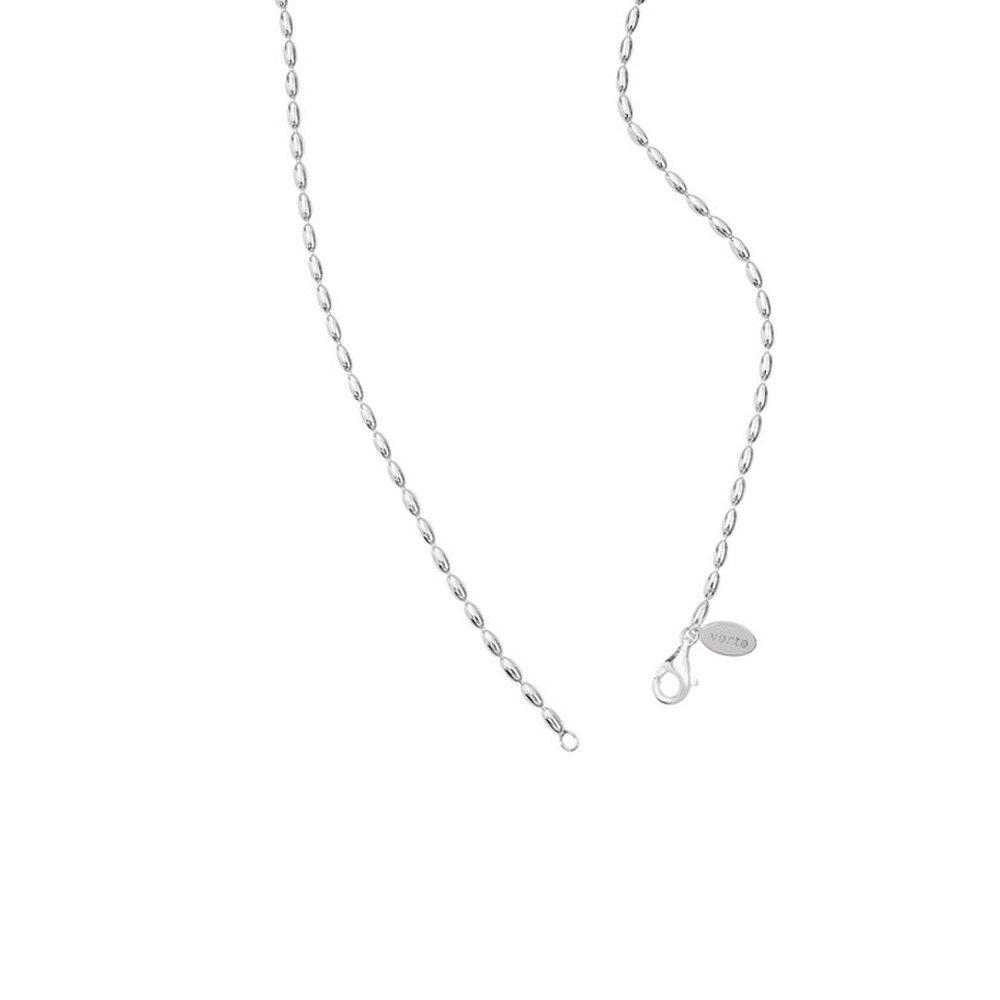[925 Silver] Un.Silver.128 / Gross Rizi Necklace (Long Ver.)
