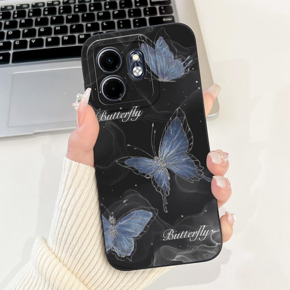 2024 For Infinix Hot 50i Case HoT50i Shock Proof Black Silicone Soft Phone Case For Infinix Hot 50i 50 i X6531 Back Cover Fundas