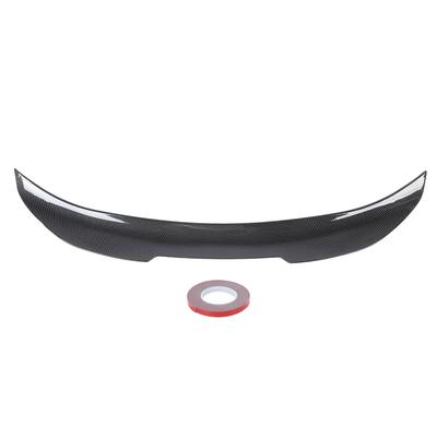 Rear Trunk Spoiler PSM Style Enhanced Aerodynamics Improved Downforce Carbon Fiber Pattern Trunk Lid Spoiler Wing for