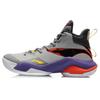 Li Ning Power 7 Comfortable Cushioning Slip Resistant Abrasion Resistant High Top Performance Basketball Shoes Men's ABPQ041-3