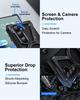 Frameless Metal Case for Samsung Galaxy Z Fold 8 Ultra Bumper 360°Rotating Magnetic Stand Shockproof Protection Phone Cover