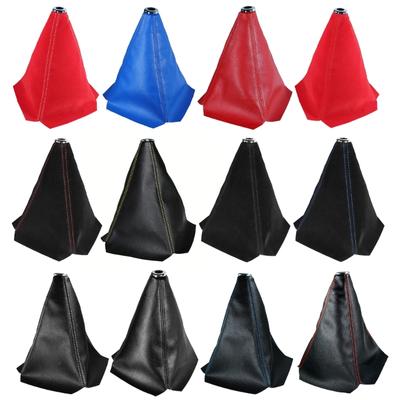CopriGaiter Cambio Auto in Pelle PU Universale per Cambio Automatico/Manuale Pomello Leva Cambio Gaiter Leva Cambio
