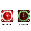 4 Position Isolator Disconnect Rotary Switch Luminous 32V 350A 2 Battery Disconnect Switches AFD for Marine Boat Truck RV