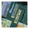 Elegant Metal Bookmark with Tassel - Perfect for Valentine's Day, Birthdays, Teachers, Friends, and Book Lovers - White Rose Design, Hollow Trim,