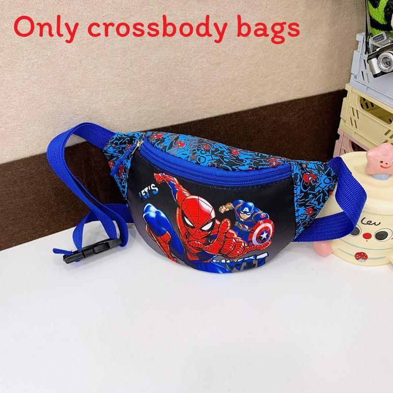 

Поясная детская нейлоновая сумка с мультяшным принтом для школы и Navy SpiderMan