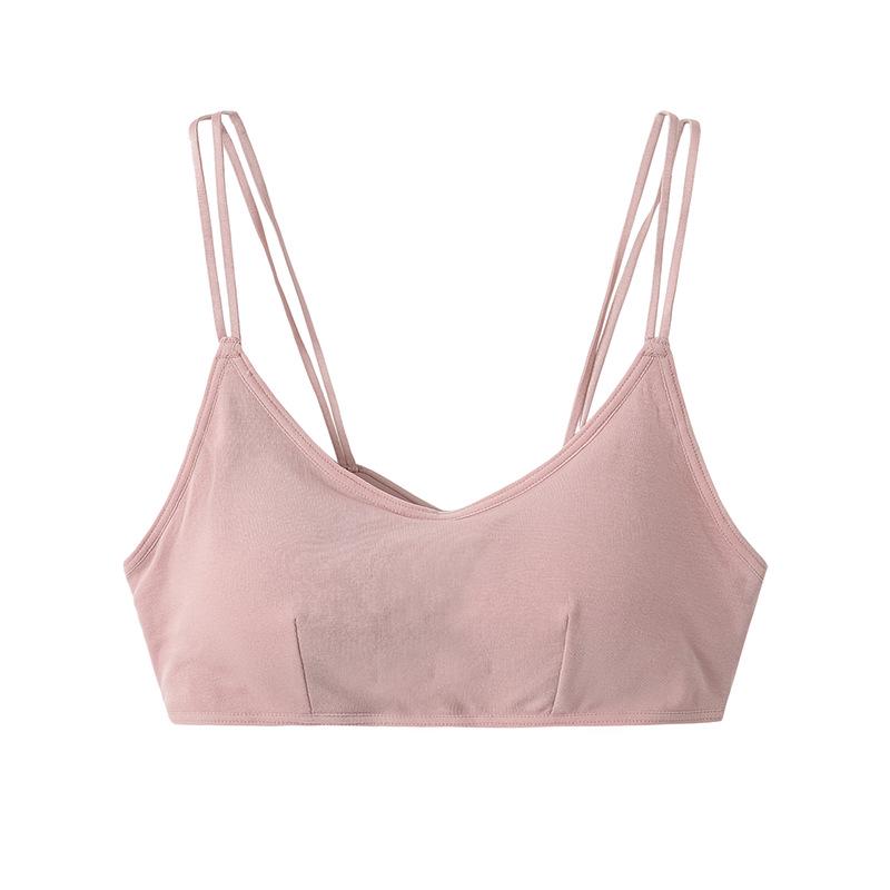 

Жіноча нова весняно-літня майка з накладкою на груди та гарним дизайном спинки Small