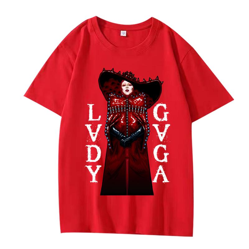 Abracadabra Lady Gaga Classic T Shirt men women Oversized 100% Cotton Hot sale short sleeve Summer print Unisex plus size tops