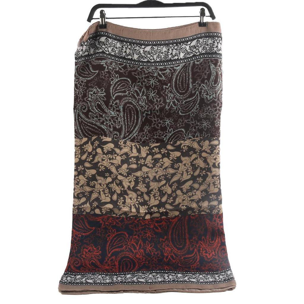 High-Quality Retro Paisley Satin Scarf for Women - Soft, Warm, and Comfortable for Autumn and Winter