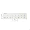 Diamond Sizer Shape Guide Lightweight Practical Ruler Size and Weight Compare Tool for Earring Shoes