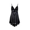 Experience the allure: Sexy French Lace Deep V Camisole Nightgown Set for Women.