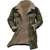 Autumn and winter men's coat suede color matching jacket multi-pocket coat 1 color doma