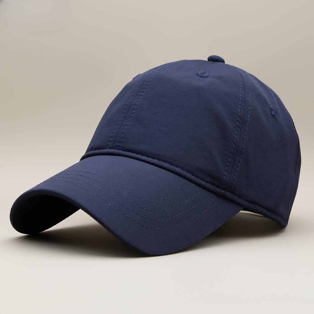 Summer Lightweight Quick Drying Baseball Cap Man Plus Hat Male Outdoor Sport Oversized Men's Navy Baseball Cap for Big Heads