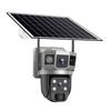 Solar Powered Triple-Screen Surveillance Camera Outdoor Day and Night Full Color Mobile Phone Remote Wireless Camera