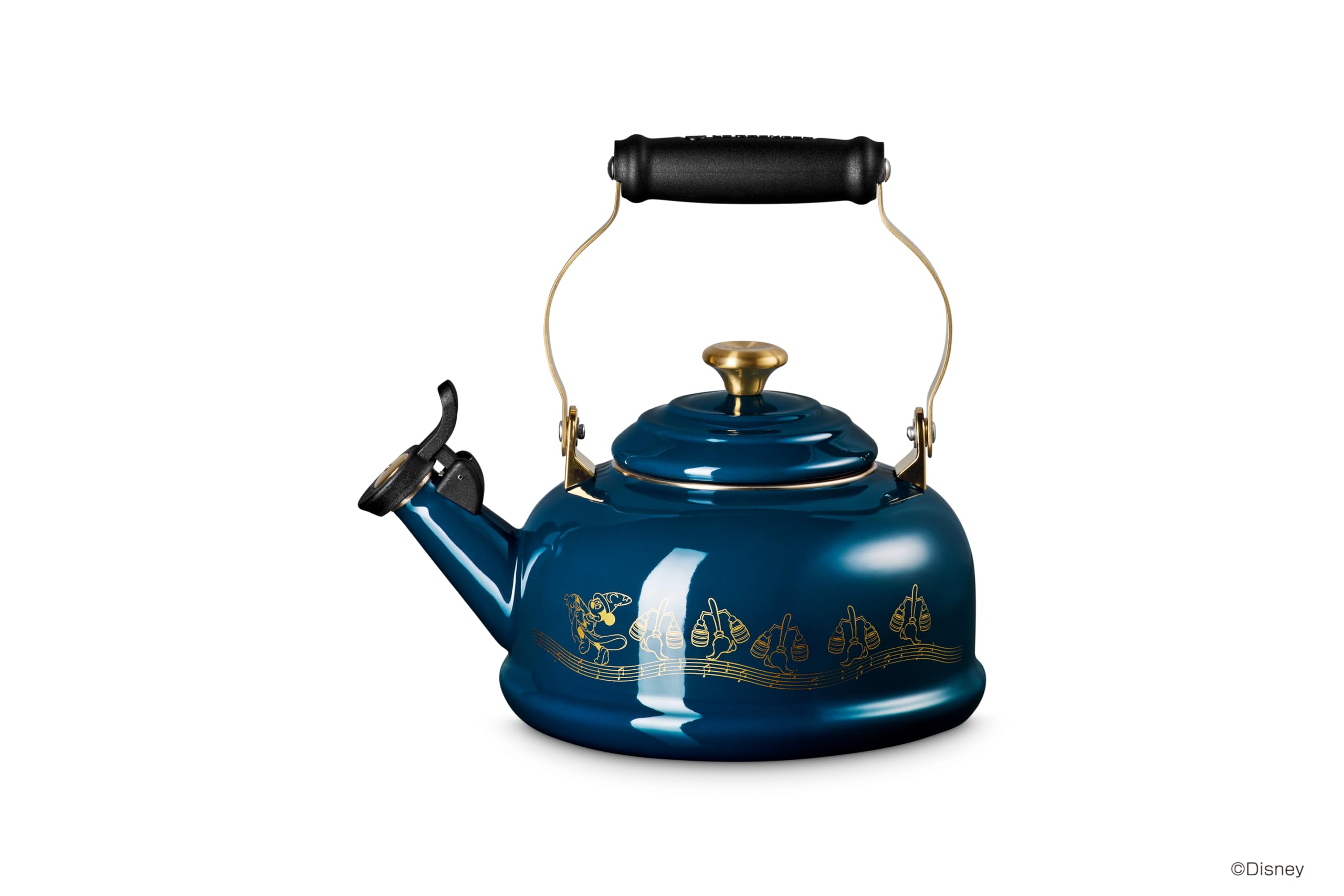 

Le Creuset Mickey Mouse Nuit Compatible Japanese Fantasia/Classic Kettle, Gas/Induction [Official Product]