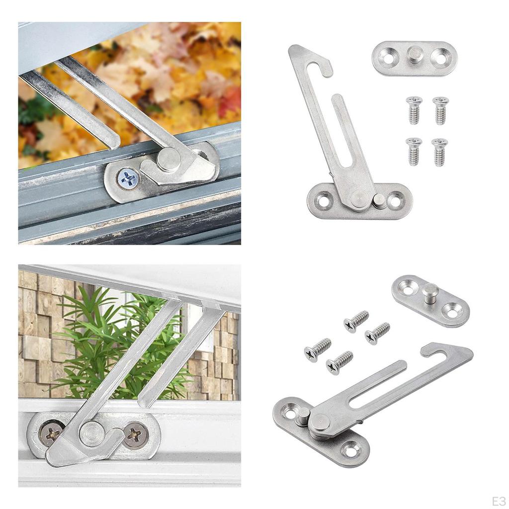 Window Limiter Lock for Child Adjustable Stopper Home Use