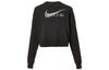 Women's Sweatshirt Nike Sportswear Swoosh GX Women's Graphic Long-Sleeve Sweatshirt Black