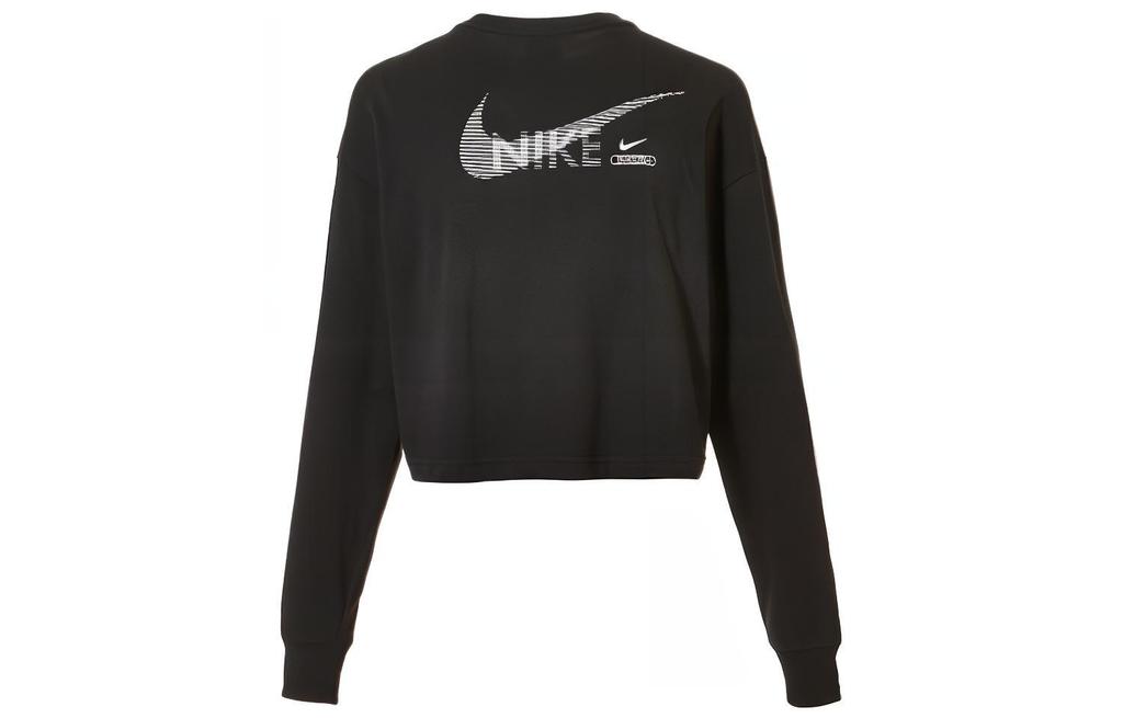 Women's Sweatshirt Nike Sportswear Swoosh GX Women's Graphic Long-Sleeve Sweatshirt Black