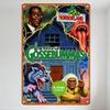 Vintage Horror 'The Case of the Gossebummas' Metal Tin Sign, Retro Spooky Monster House Wall Plaque for Home Bar Club Man Cave D