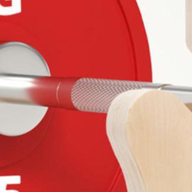 Wooden Barbell Plate Changer with Non-Slip Handle Barbell Stand Barbell Lift Jack for Loading/Unloading Barbell Bar China Mainland