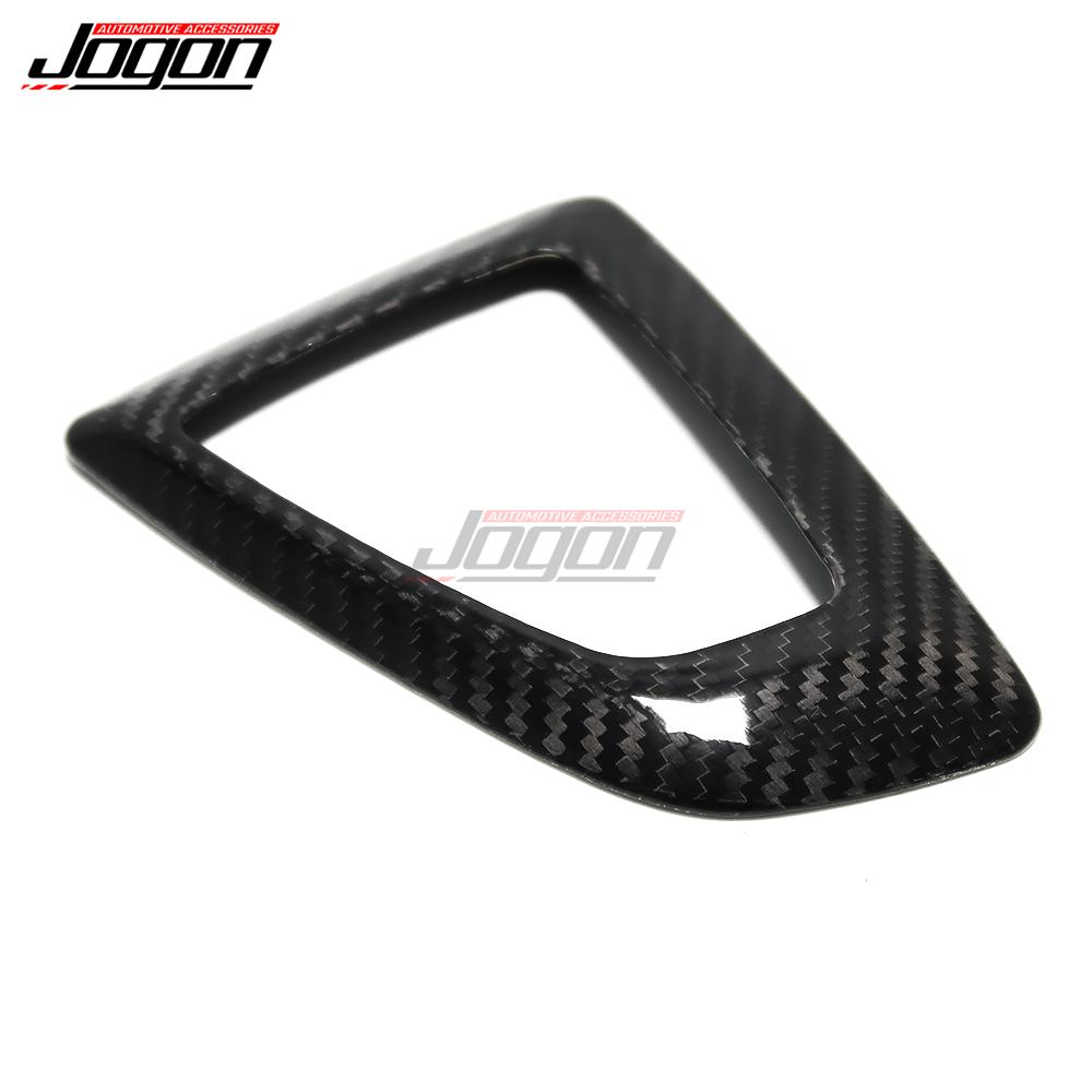 Carbon Fiber for BMW F20 F22 F21 F30 F32 F33 F36 F06 F12 F13 X5 F15 X6 F16 Car Gear Shift Knob Cover Sticker Panel Trim