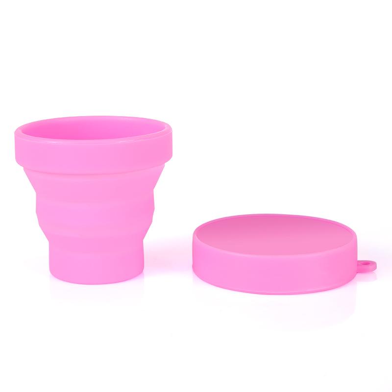 FAIS DU Folding Cup 200ml BPA FREE Food Grade Silicone Water Cup Easy To Carry Silicone Retractable Environmental Friendly Drinkw Practical Use