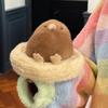 Kawaii Birds Plush Pendant Toys Keychain Simulation Parrot Bird Nest Plush Keyring Anime Cute Gifts for Girls Kids