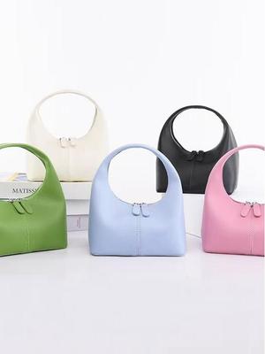 Schicke strukturierte Halbmond-Handtasche: Vielseitiges & Stilvolles Unterarm-Accessoire
