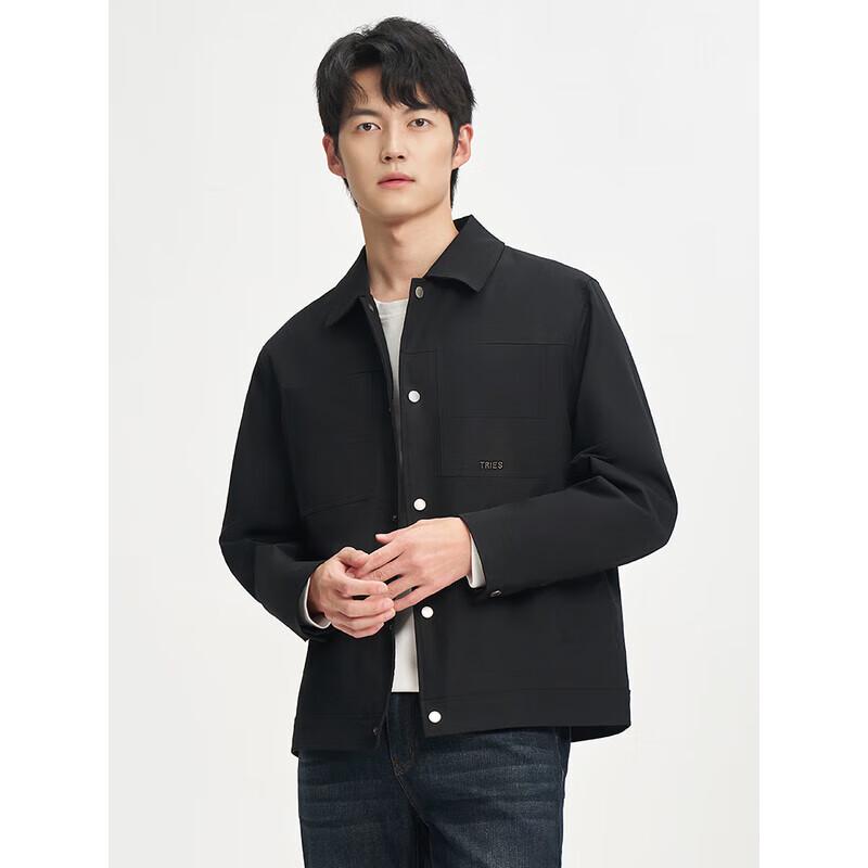

TRiES Men s Solid Color Business Casual Jacket L
