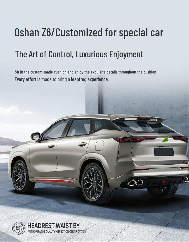 Oshan Z6 Universal Full Leather Car Seat Cushion, All-Season Model
