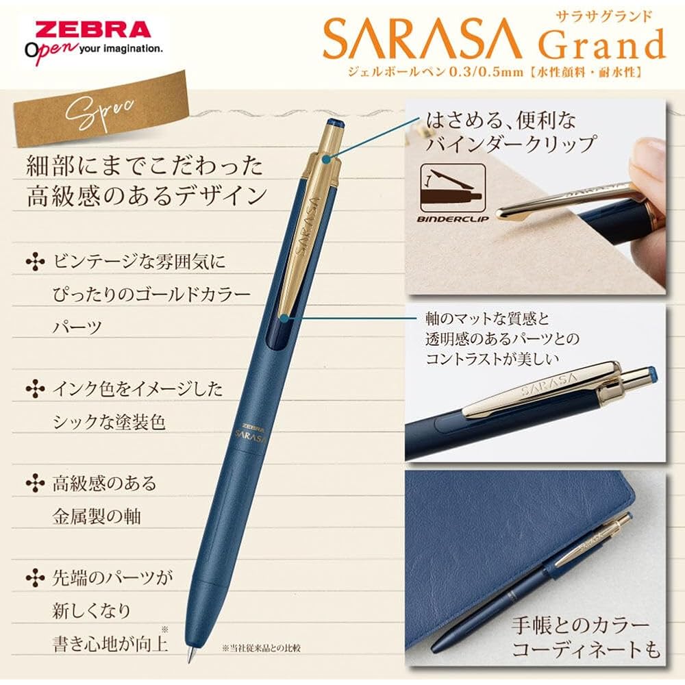 Zebra Gel Ball Pen Gel Ink Sarasa Grand 0.5mm Limited Edition Harry Potter Ravenclaw Blue Gray P-...