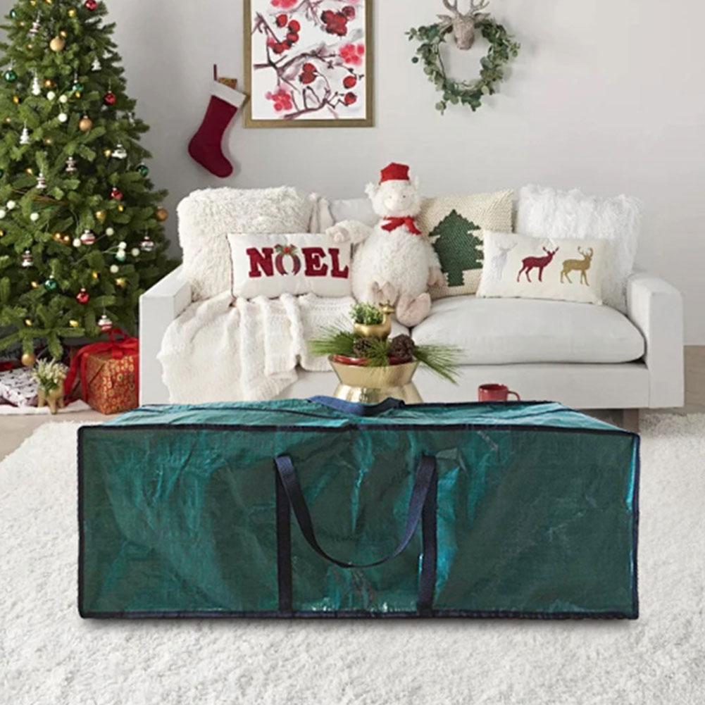 NEW Large Christmas Tree Storage Bag Waterproof Tub 3 Sizes Xmas Tree Decoration Wreath Storage Box Handles Organizer For Home
