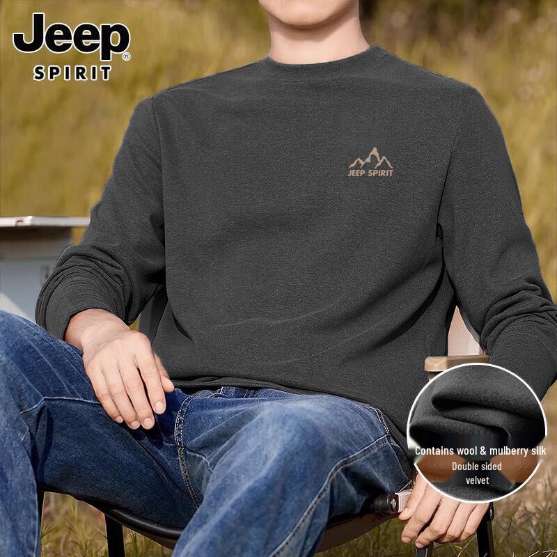 JEEP SPIRIT Men s Thermal Long Sleeve T-Shirt L