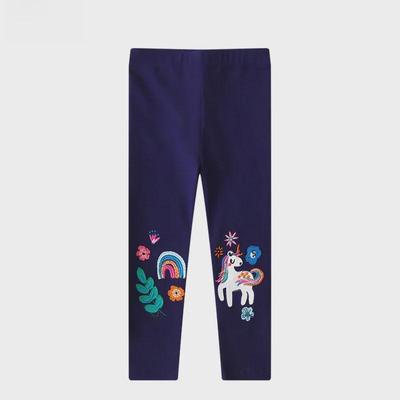 2024 Frühling & Herbst Mädchen Baumwoll-Leggings - Neue Kinderhosen